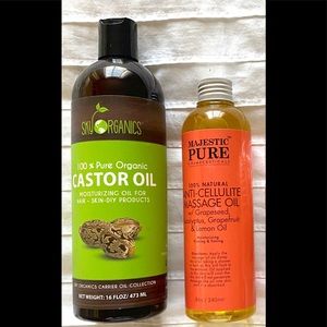 Organic Castor Oil & Anti-Cellulite Oil